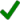 green checkbox icon
