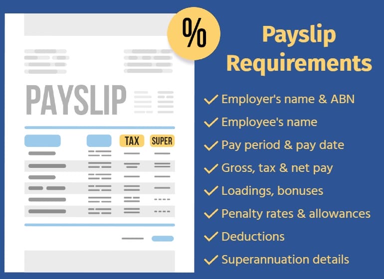 Pay slip Requirements